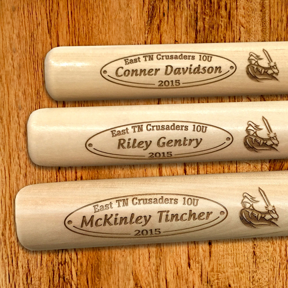 INDIVIDUAL ENGRAVED BAT