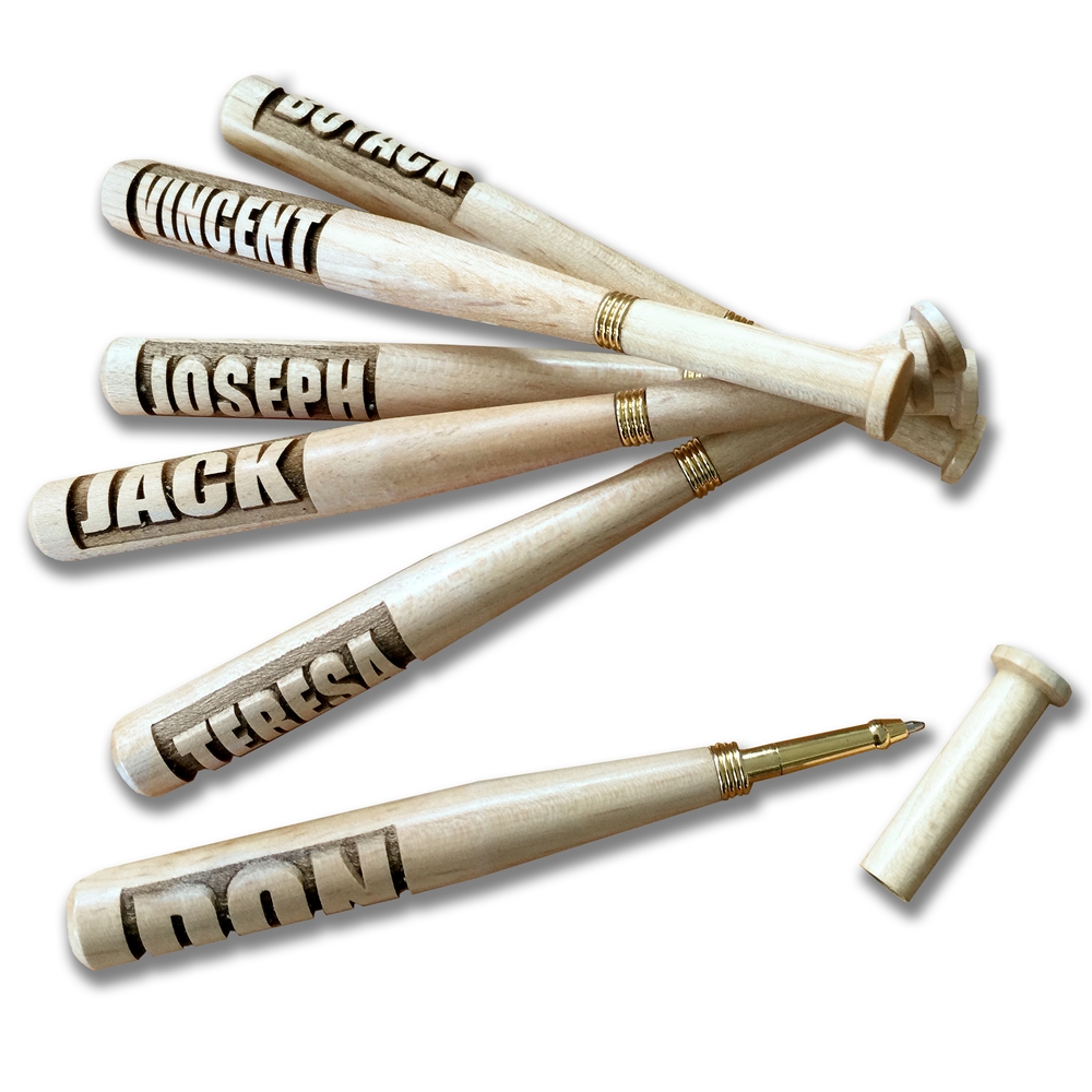 Customizable Wood Pen - carved from broken baseball bats – The