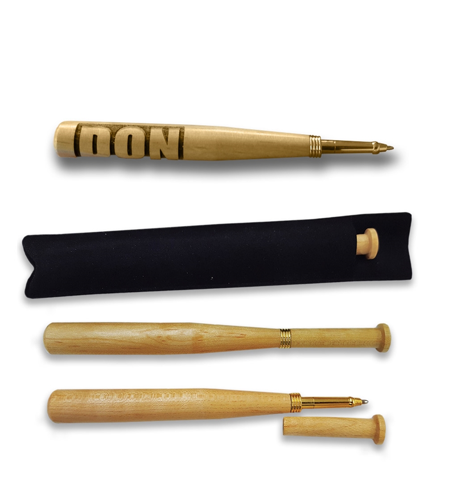 Customizable Wood Pen - carved from broken baseball bats – The Baseball  Seams Company