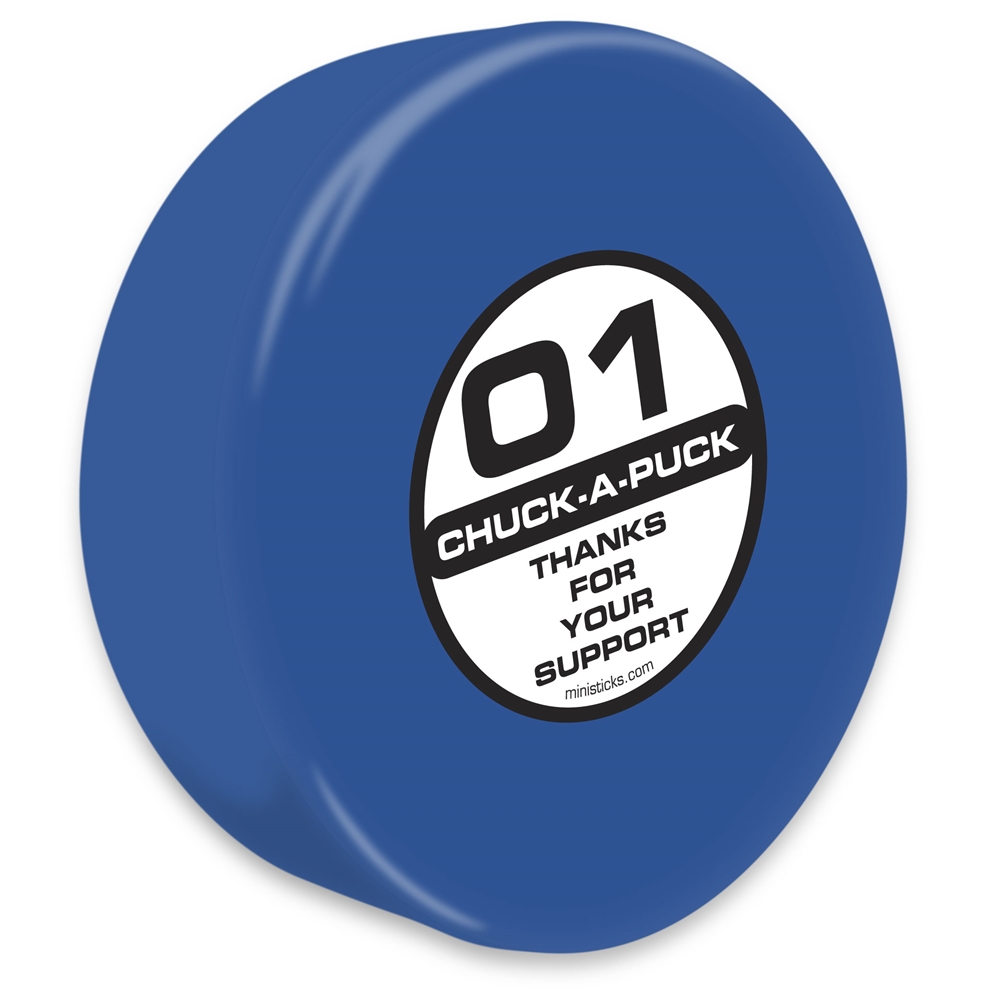 Chuck A Puck Blue Hockey Puck Blue Hockey Pucks Soft 