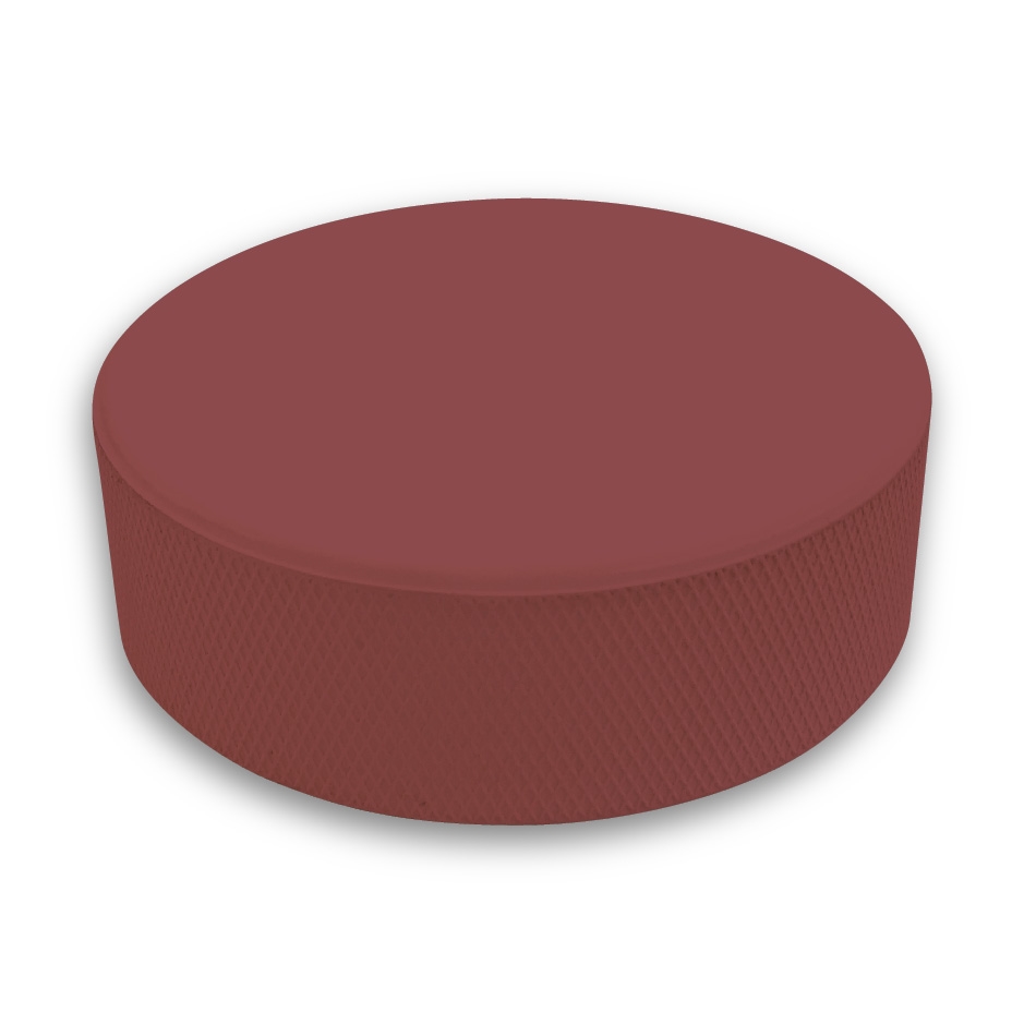 Maroon Hockey Puck Hockey Puck Souvenir